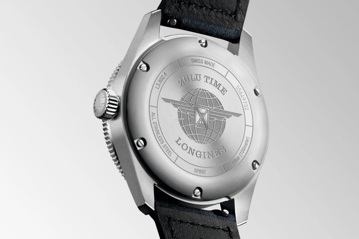 Longines,Spirit 39mm,39mm,Stainless Steel,Blue,Automatic,Day,Sapphire,Crystal Glass,L3,L3.802.4.93.2 