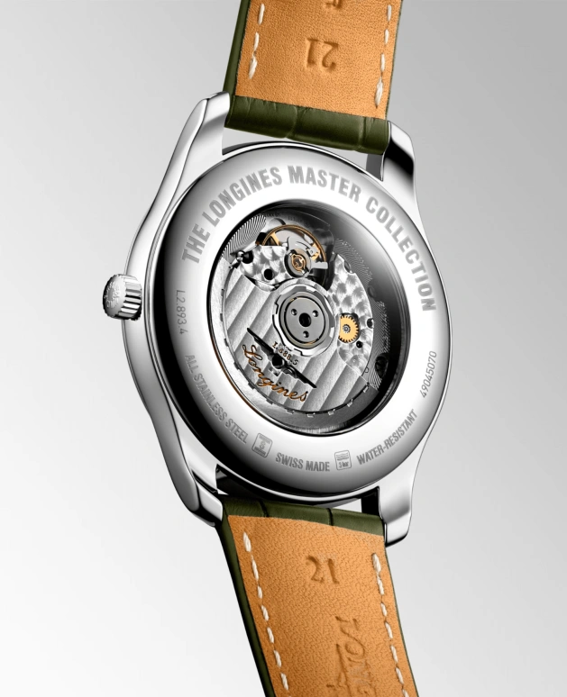 Longines,Master 42mm,42mm,Stainless Steel,Green,Automatic,Day,64hours,L2,L2.893.4.09.2