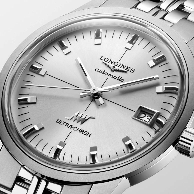 Longines,Heritage Classic 37mm,37mm,Stainless Steel,Silver,Automatic,Day,Anti-magnetic,L2,L2.537.4.72.6
