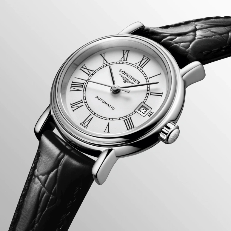 Longines,Presence 25.50mm,25.50mm,Stainless Steel,White,Automatic,Date,38hours,L4,L4.321.4.11.2
