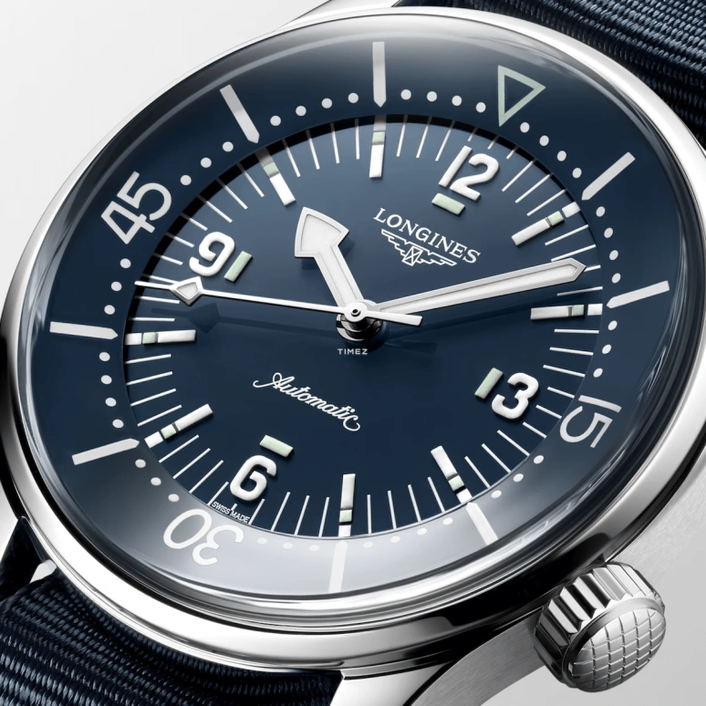 Longines,Legend Diver 39mm,39mm,Stainless Steel,Blue,Automatic,72hours,In-house Caliber,L3,L3.764.4.90.2 