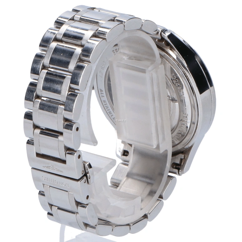 Longines,Master 40.10mm,40.10mm,Stainless Steel,White,Automatic,Chronograph,Day,L2,L2.650.4.73.7