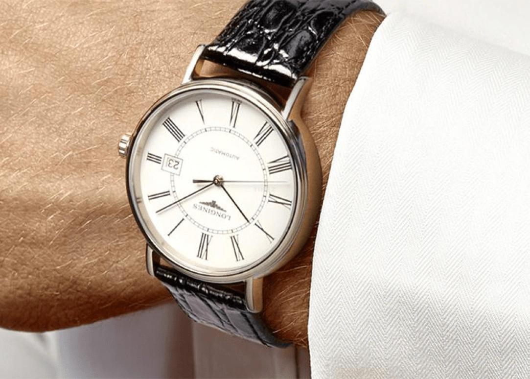 Longines,Presence 40mm,40mm,Stainless Steel,White,Automatic,Date,65hours,L4,L4.922.4.11.2