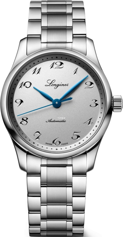 Longines,Master 34mm,34mm,Stainless Steel,Silver,Automatic,Anti-magnetic,64hours,L2,L2.357.4.73.6
