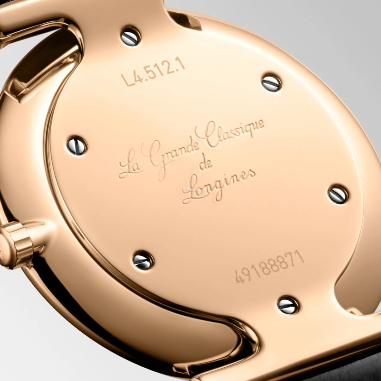 Longines,La Grande Classique 29mm,29mm,Stainless Steel,Pink Gold,Rose Gold,Quartz,In-house Caliber,Sapphire,Crystal Glass,L4,L4.512.1.90.8