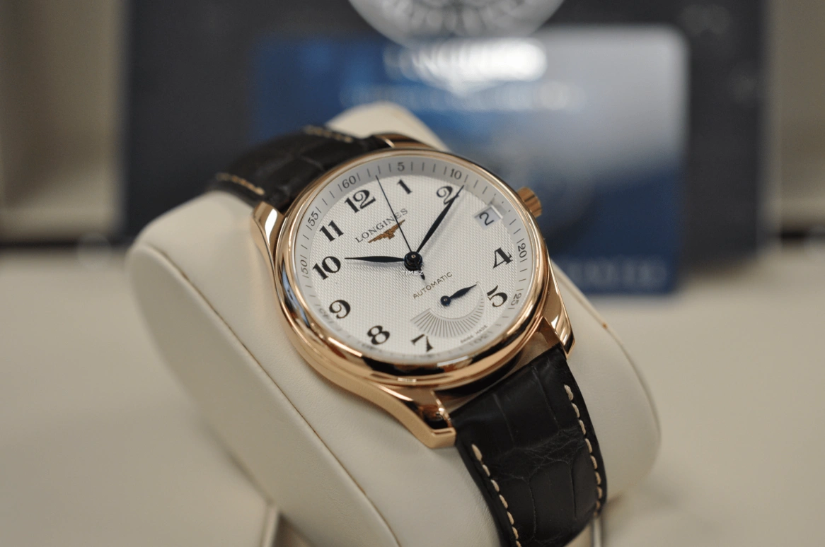 Longines,Master 42mm,42mm,Rose Gold,Silver White,Automatic,Day,Power Reserve Indicator,L2,L2.666.8.78.3
