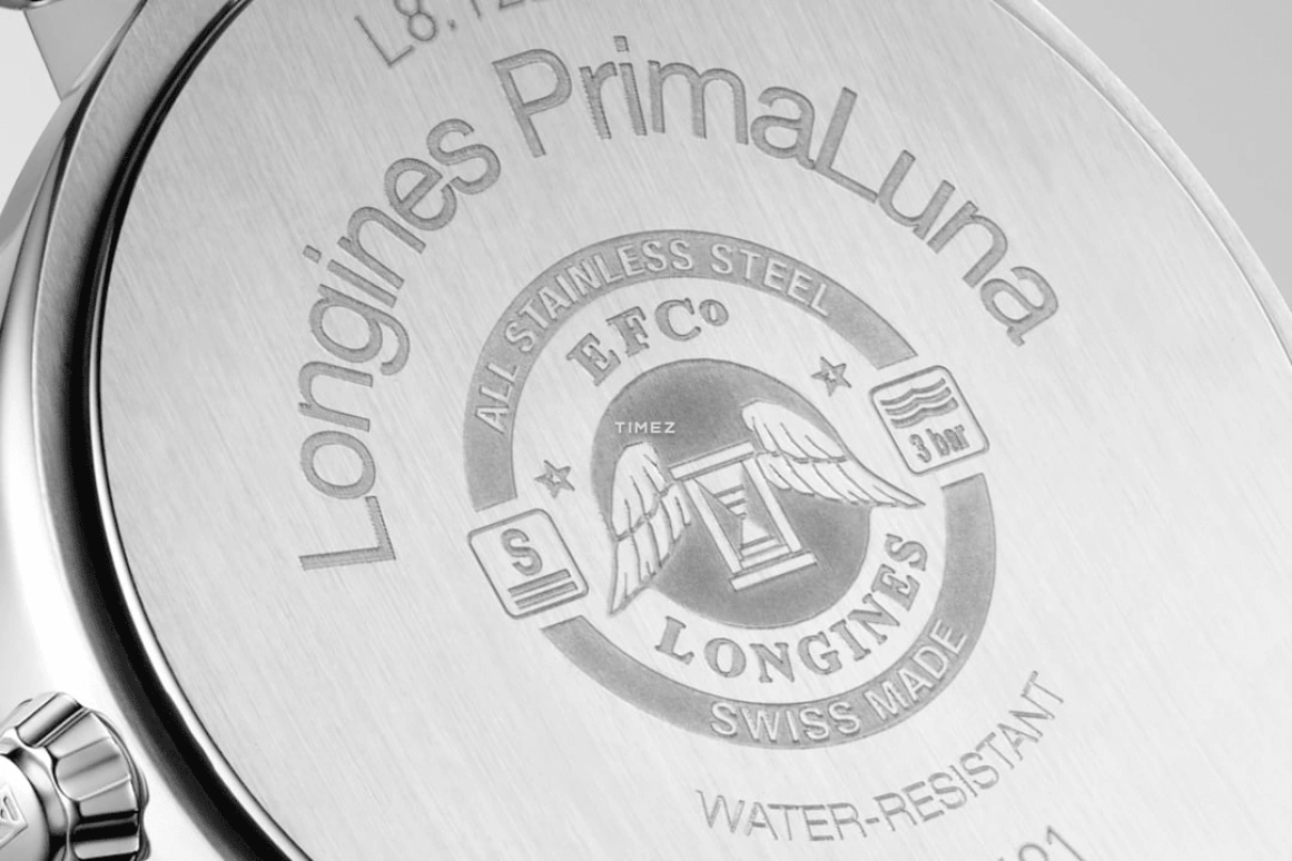 Longines,PrimaLuna 30mm,30mm,Stainless Steel,Blue,White,Quartz,Day,26280hours,L8,L8.122.4.87.6