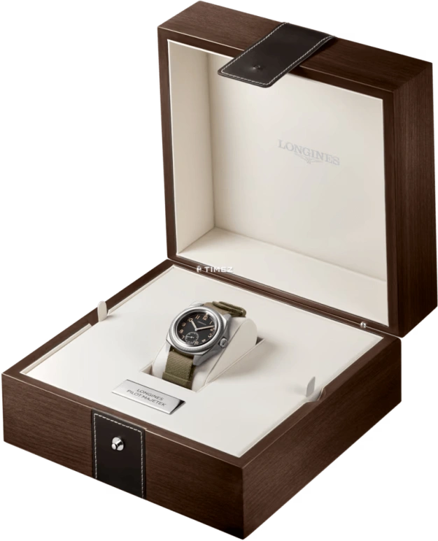 Longines,Heritage Avigation 43mm,43mm,Stainless Steel,Black,Automatic,Anti-magnetic,72hours,L2,L2.838.4.53.8