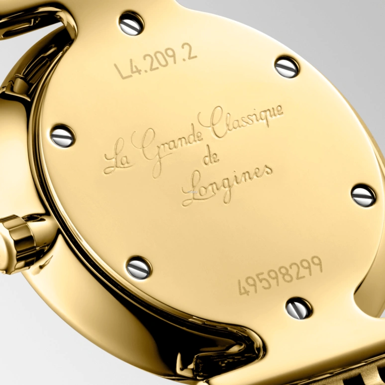 Longines,La Grande Classique 24mm,24mm,Stainless Steel,Yellow,Quartz,26280hours,In-house Caliber,L4,L4.209.2.37.8
