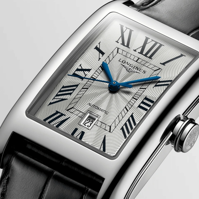 Longines,DolceVita 27.70x43.80mm,27.70x43.80mm,Stainless Steel,Silver,Automatic,Day,45hours,L5,L5.757.4.71.0