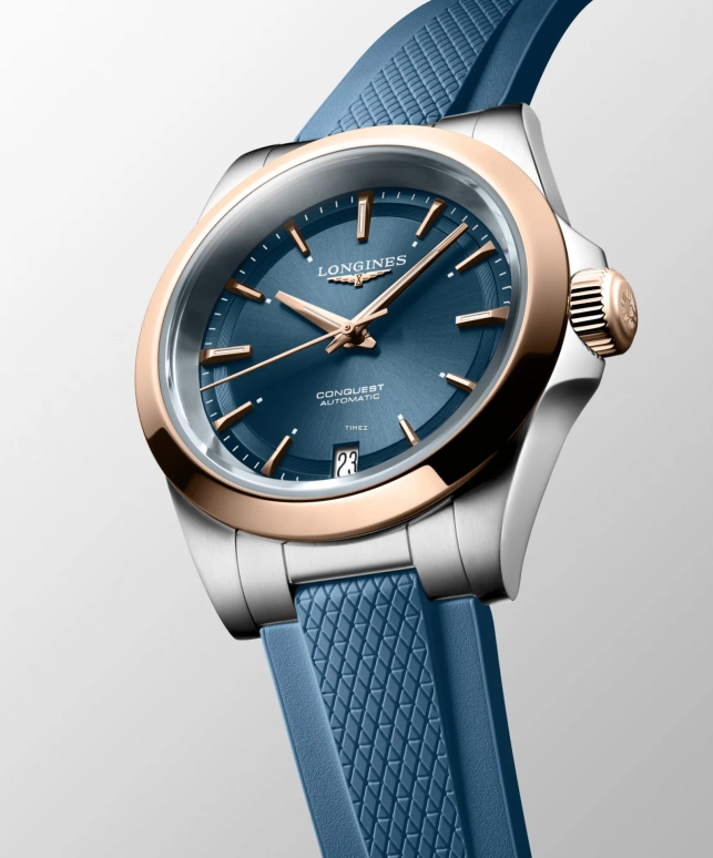Longines,Sport 34mm,34mm,Stainless Steel,Blue,Automatic,Day,Anti-magnetic,L3,L3.430.5.92.9
