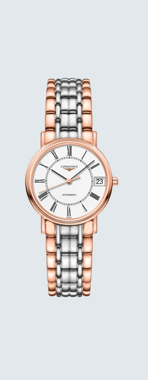 Longines,Presence 30mm,30mm,Stainless Steel,White,Automatic,Date,64hours,L4,L4.322.1.11.7