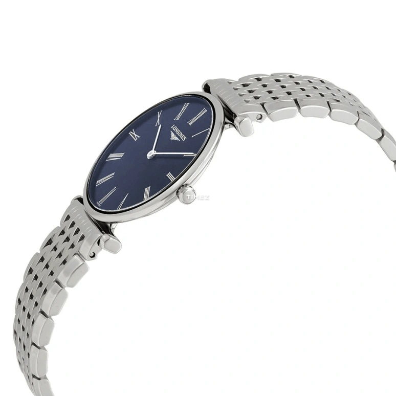 Longines,La Grande Classique 29mm,29mm,Stainless Steel,Blue,Quartz,In-house Caliber,Sapphire,Crystal Glass,L4,L4.512.4.94.6