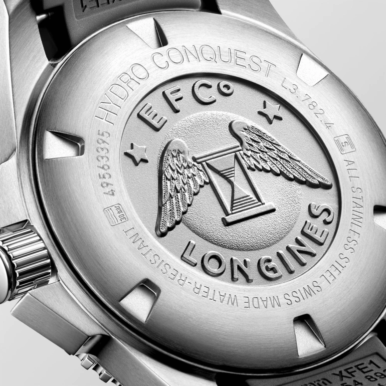 Longines,HydroConquest 43mm,43mm,Stainless Steel,Grey,Automatic,Date,65hours,L3,L3.782.4.76.9