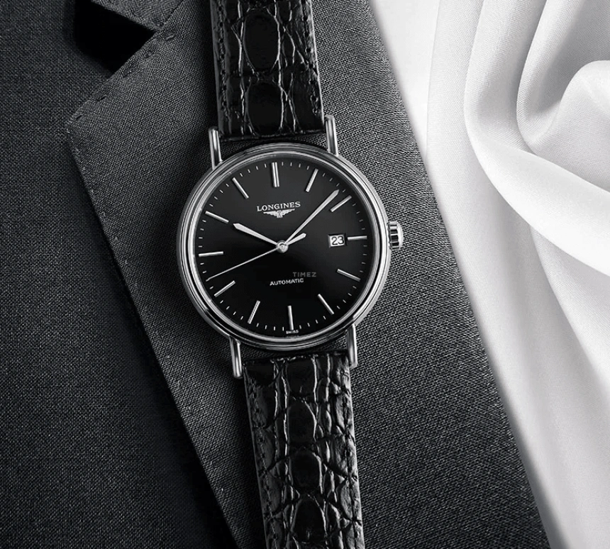 Longines,Presence 40mm,40mm,Stainless Steel,White,Automatic,Chronograph,Day,L4,L4.905.4.11.2