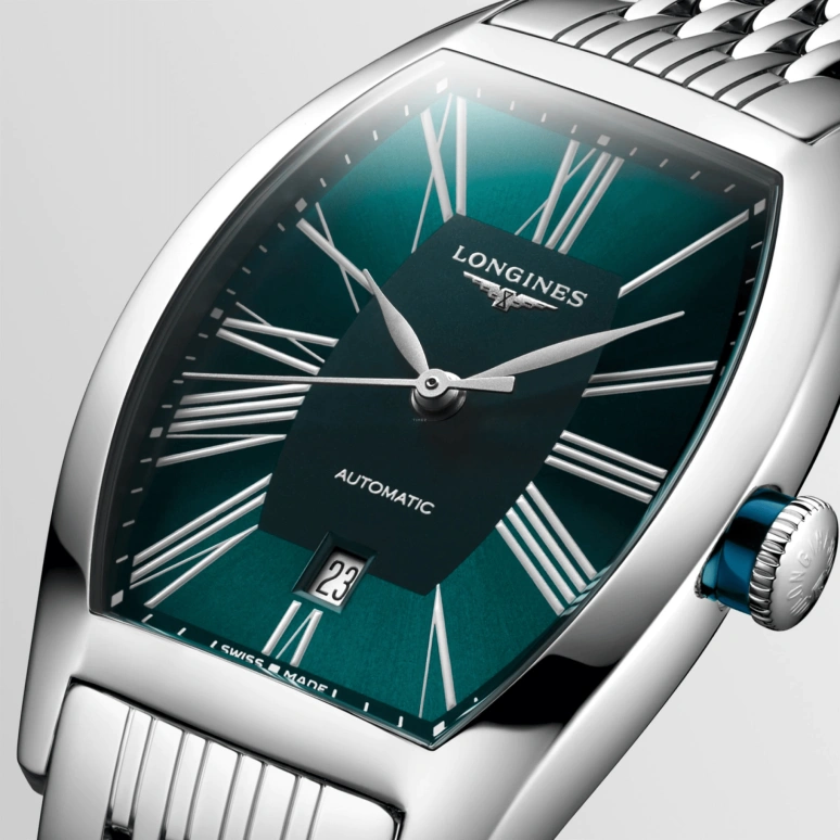 Longines,Evidenza 26mm,26mm,Stainless Steel,Grey,Automatic,Date,40hours,L2,L2.142.4.60.6