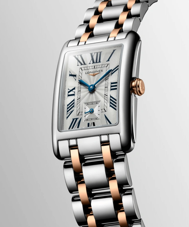 Longines,DolceVita 23.30x37mm,23.30x37mm,Stainless Steel,Rose Gold,Silver,Quartz,26280hours,In-house Caliber,L5,L5.512.5.71.7