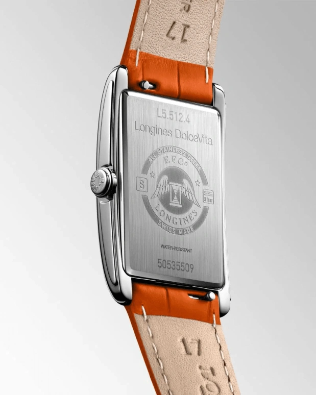 Longines,DolceVita 23mm,23mm,Stainless Steel,Red,Quartz,26280hours,In-house Caliber,L5,L5.512.4.92.2