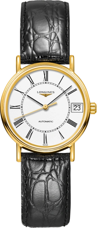 Longines,Presence 30mm,30mm,Stainless Steel,White,Automatic,Date,64hours,L4,L4.322.2.11.2