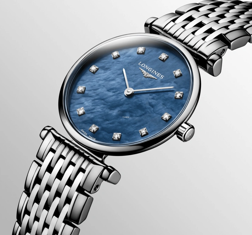 Longines,La Grande Classique 24mm,24mm,Stainless Steel,Blue,Quartz,26280hours,In-house Caliber,L4,L4.209.4.81.6