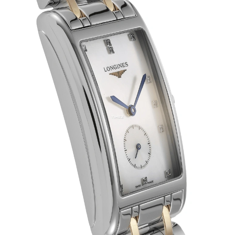 Longines,DolceVita 25.80x42mm,25.80x42mm,Stainless Steel,White,Quartz,In-house Caliber,Sapphire,Crystal Glass,L5,L5.755.5.87.7
