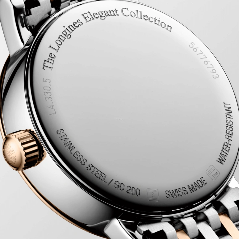 Longines,Elegant 30mm,30mm,Stainless Steel,White,Quartz,Moonphase,Day,L4,L4.330.5.87.7