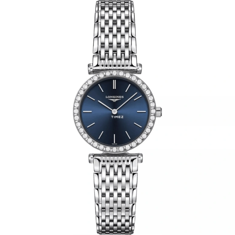 Longines,La Grande Classique 24mm,24mm,Stainless Steel,Blue,Quartz,26280hours,In-house Caliber,L4,L4.341.0.95.6