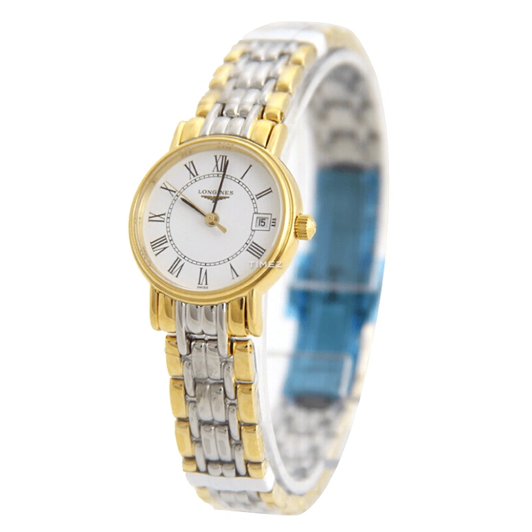 Longines,Presence 23.50mm,23.50mm,Stainless Steel,White,Quartz,Day,In-house Caliber,L4,L4.319.2.11.7