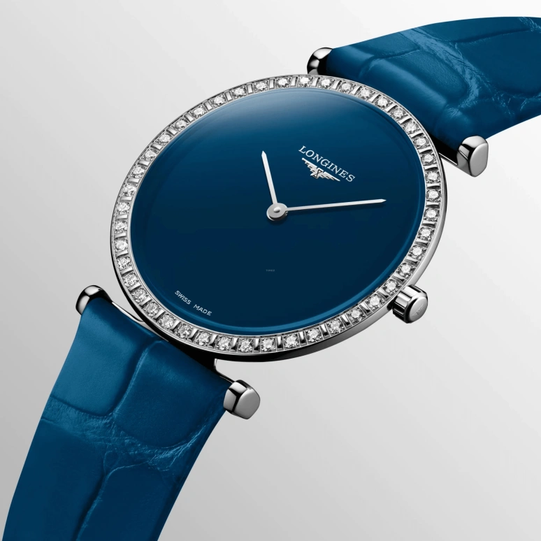 Longines,La Grande Classique 29mm,29mm,Stainless Steel,Blue,Quartz,Perpetual Calendar,In-house Caliber,L4,L4.523.0.90.2