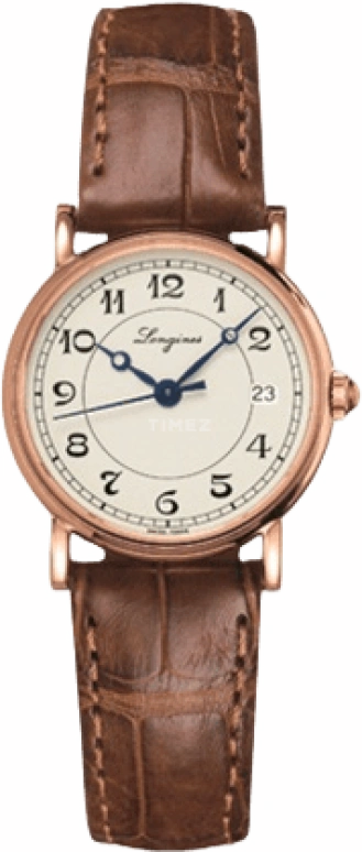 Longines,Heritage Classic 26.40mm,26.40mm,Pink Gold,White,Automatic,Date,40hours,L4,L4.267.8.73.2