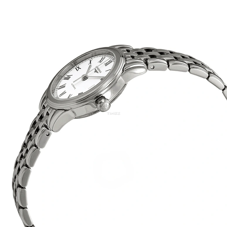 Longines,Flagship 26mm,26mm,Stainless Steel,White,Automatic,Day,40hours,L4,L4.274.4.11.6