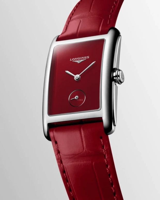 Longines,DolceVita 23mm,23mm,Stainless Steel,Red,Quartz,26280hours,In-house Caliber,L5,L5.512.4.91.2