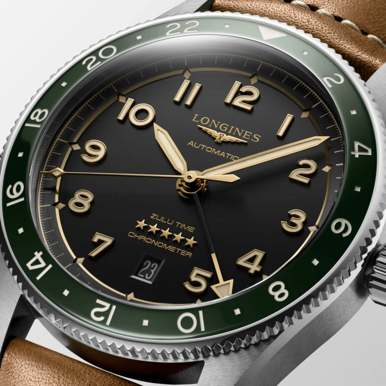 Longines,Spirit 42mm,42mm,Stainless Steel,Grey,Automatic,Date,65hours,L3,L3.812.4.63.2
