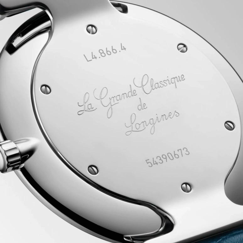 Longines,Elegant 38mm,38mm,Stainless Steel,Blue,Quartz,In-house Caliber,Sapphire,L4,L4.866.4.94.2