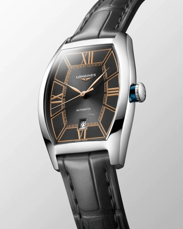 Longines,Heritage Classic 26x30.60mm,26x30.60mm,Stainless Steel,Black,Automatic,45hours,In-house Caliber,L2,L2.142.4.56.2