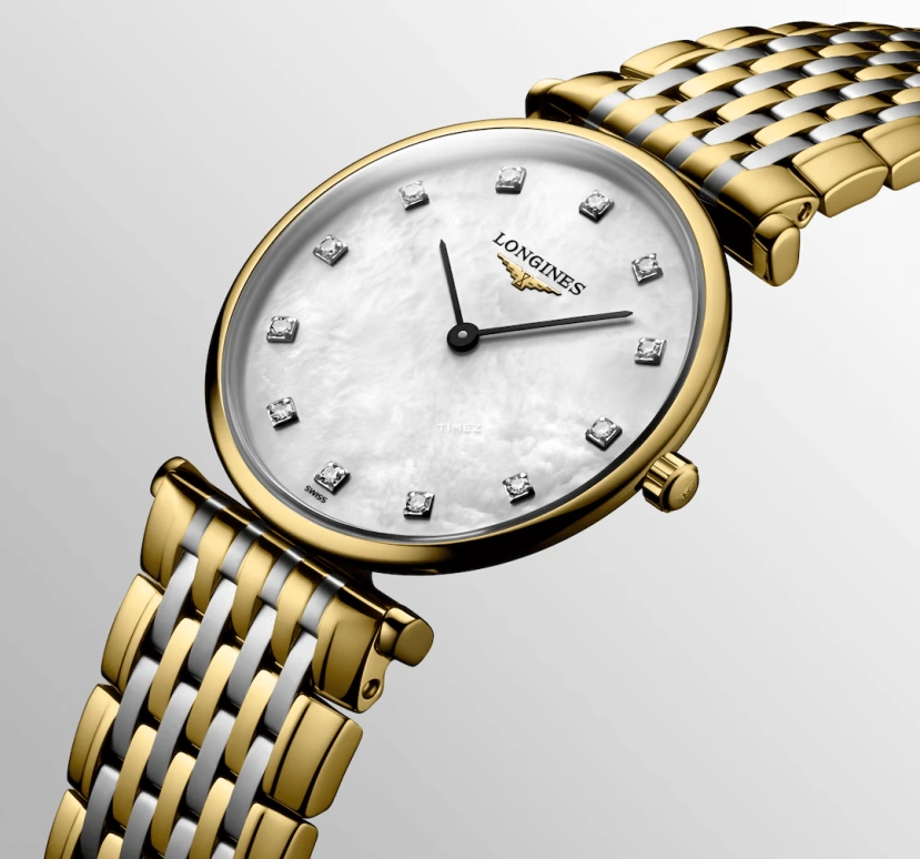 Longines,La Grande Classique 29mm,29mm,Stainless Steel,White,Quartz,In-house Caliber,Sapphire,Crystal Glass,L4,L4.512.2.87.D