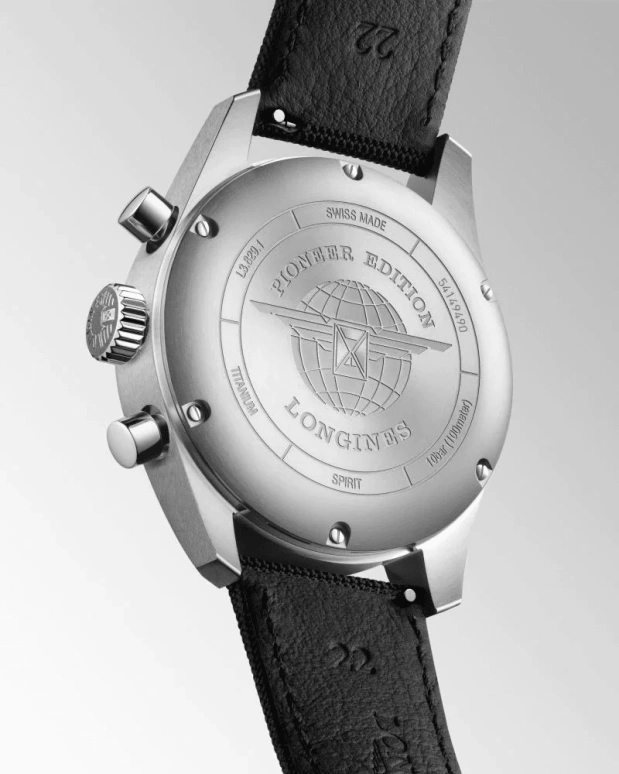 Longines,Spirit 42mm,42mm,Stainless Steel,Black,Automatic,Chronograph,Date,Column Wheel,L3,L3.829.1.53.2