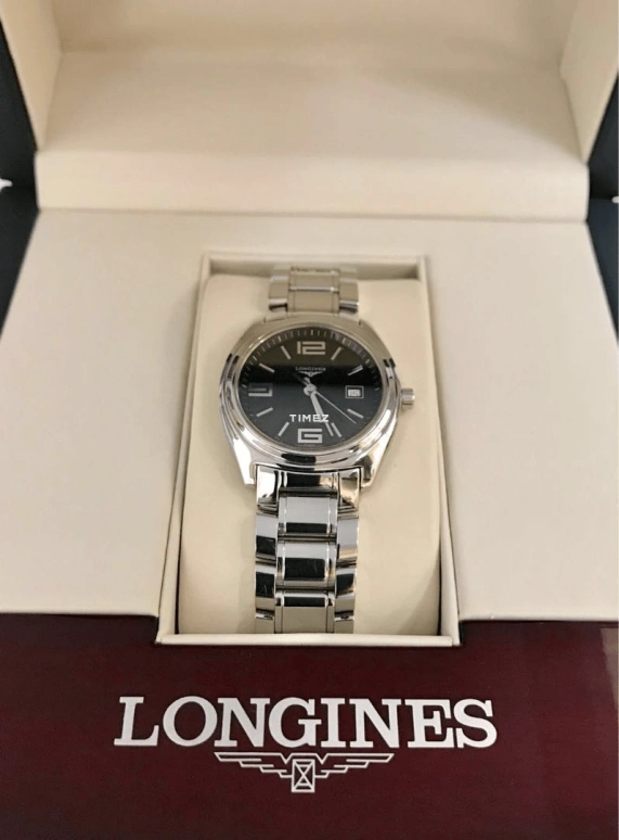Longines,Lungomare 26mm,26mm,Stainless Steel,Black,Quartz,Day,26280hours,L3,L3.132.4.58.6
