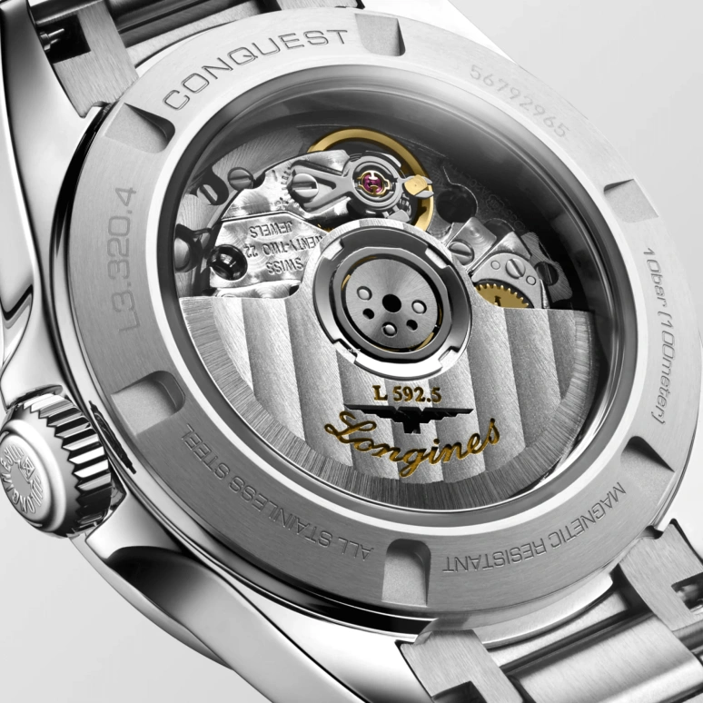 Longines,Sport 30mm,30mm,Stainless Steel,Silver,Automatic,Day,Anti-magnetic,L3,L3.320.4.72.6