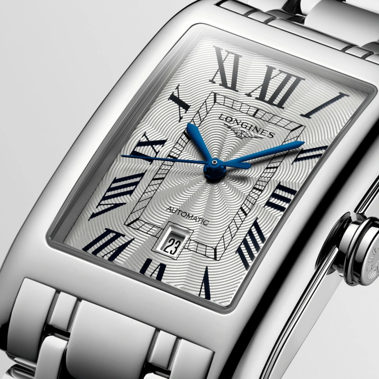 Longines,DolceVita 27.70x43.80mm,27.70x43.80mm,Stainless Steel,Silver,Automatic,Day,40hours,L5,L5.757.4.71.6