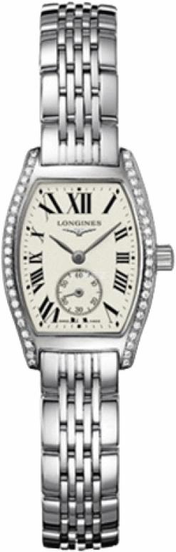 Longines,Evidenza 19.60mm,19.60mm,Stainless Steel,Beige,Quartz,Day,26280hours,L2,L2.175.0.71.6