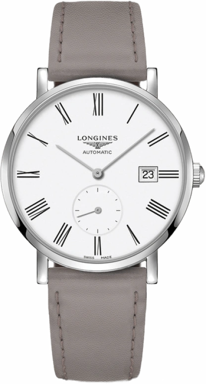 Longines,Elegant 39mm,39mm,Stainless Steel,White,Automatic,72hours,In-house Caliber,L4,L4.812.4.11.2