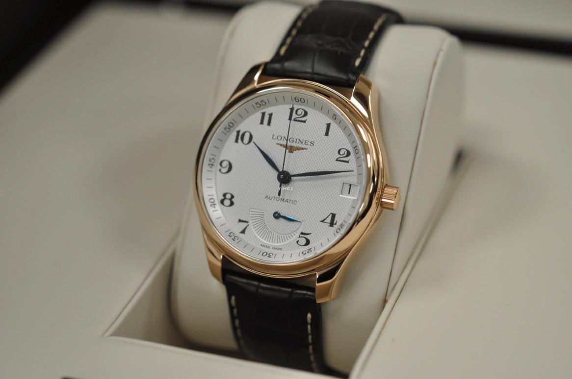 Longines,Master 42mm,42mm,Rose Gold,Silver White,Automatic,Day,Power Reserve Indicator,L2,L2.666.8.78.3