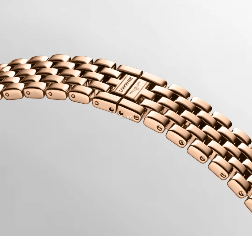 Longines,DolceVita 21.50x29mm,21.50x29mm,Rose Gold,Silver,Quartz,26280hours,In-house Caliber,L5,L5.200.9.71.6