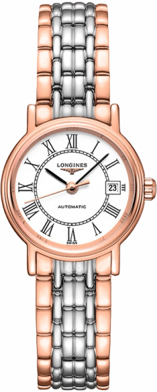 Longines,Presence 25.50mm,25.50mm,Stainless Steel,White,Automatic,Date,38hours,L4,L4.321.1.11.7