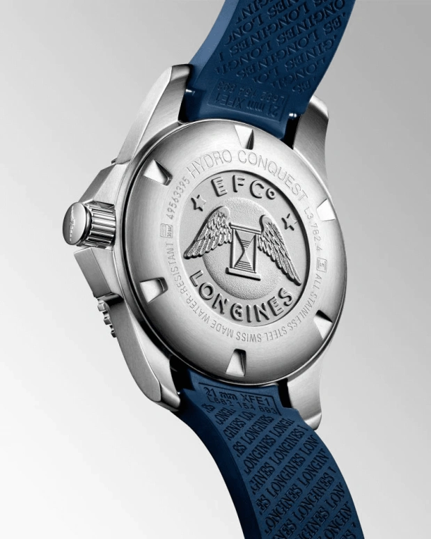 Longines,HydroConquest 43mm,43mm,Stainless Steel,Blue,Automatic,Date,65hours,L3,L3.782.4.96.9