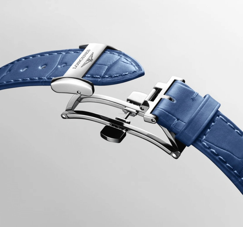 Longines,PrimaLuna 41mm,41mm,Stainless Steel,Blue,Automatic,Moonphase,Day,L8,L8.126.0.97.2
