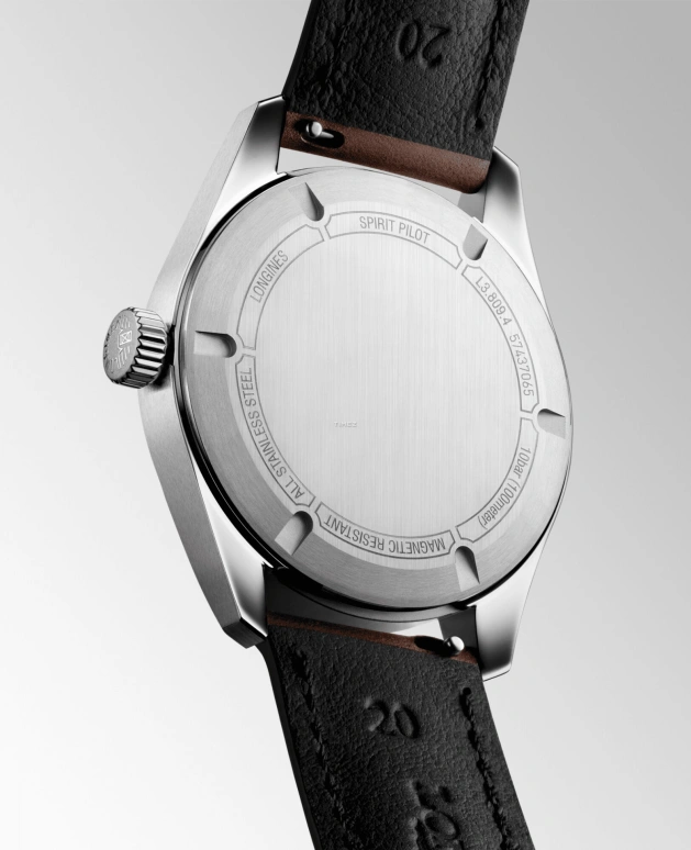 Longines,Spirit 39mm,39mm,Stainless Steel,Black,Automatic,Anti-magnetic,64hours,L3,L3.809.4.53.2