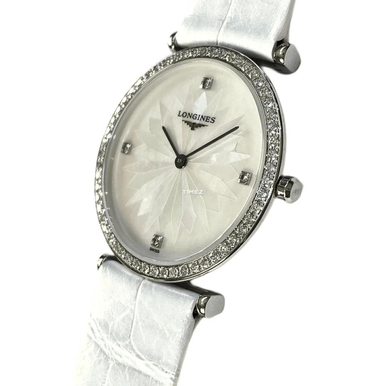 Longines,La Grande Classique 29mm,29mm,Stainless Steel,White,Quartz,In-house Caliber,Sapphire,Crystal Glass,L4,L4.513.0.25.2