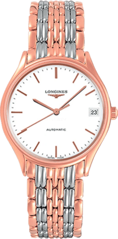 Longines,Lyre 30mm,30mm,Stainless Steel,White,Automatic,Date,64hours,L4,L4.361.1.12.7